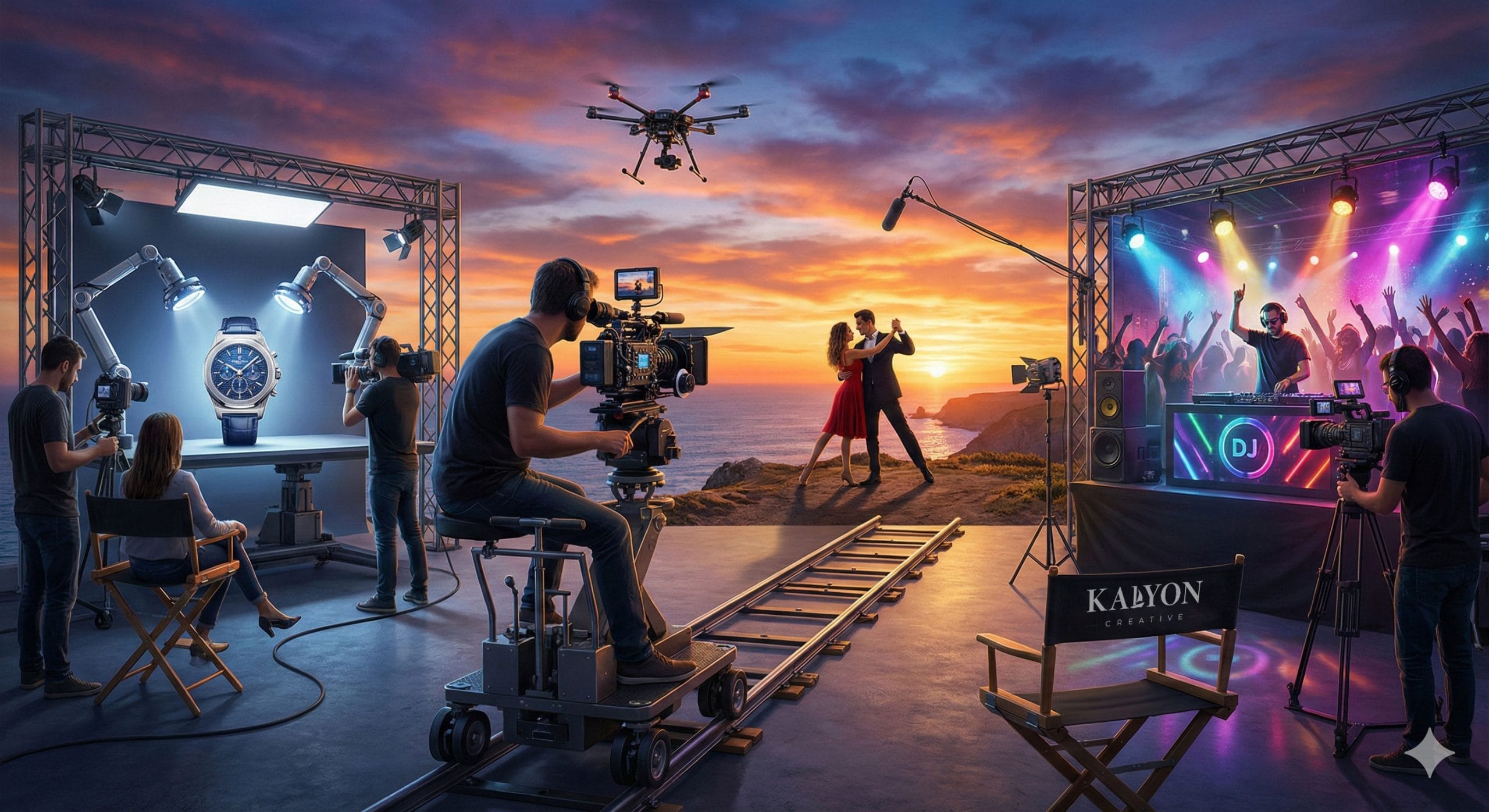 Kalyon Creative profesyonel video prodüksiyon ve fotoğraf çekimi hizmetleri.
